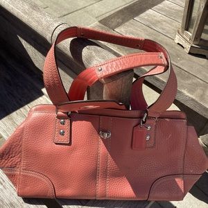 Pink Coach Handbag